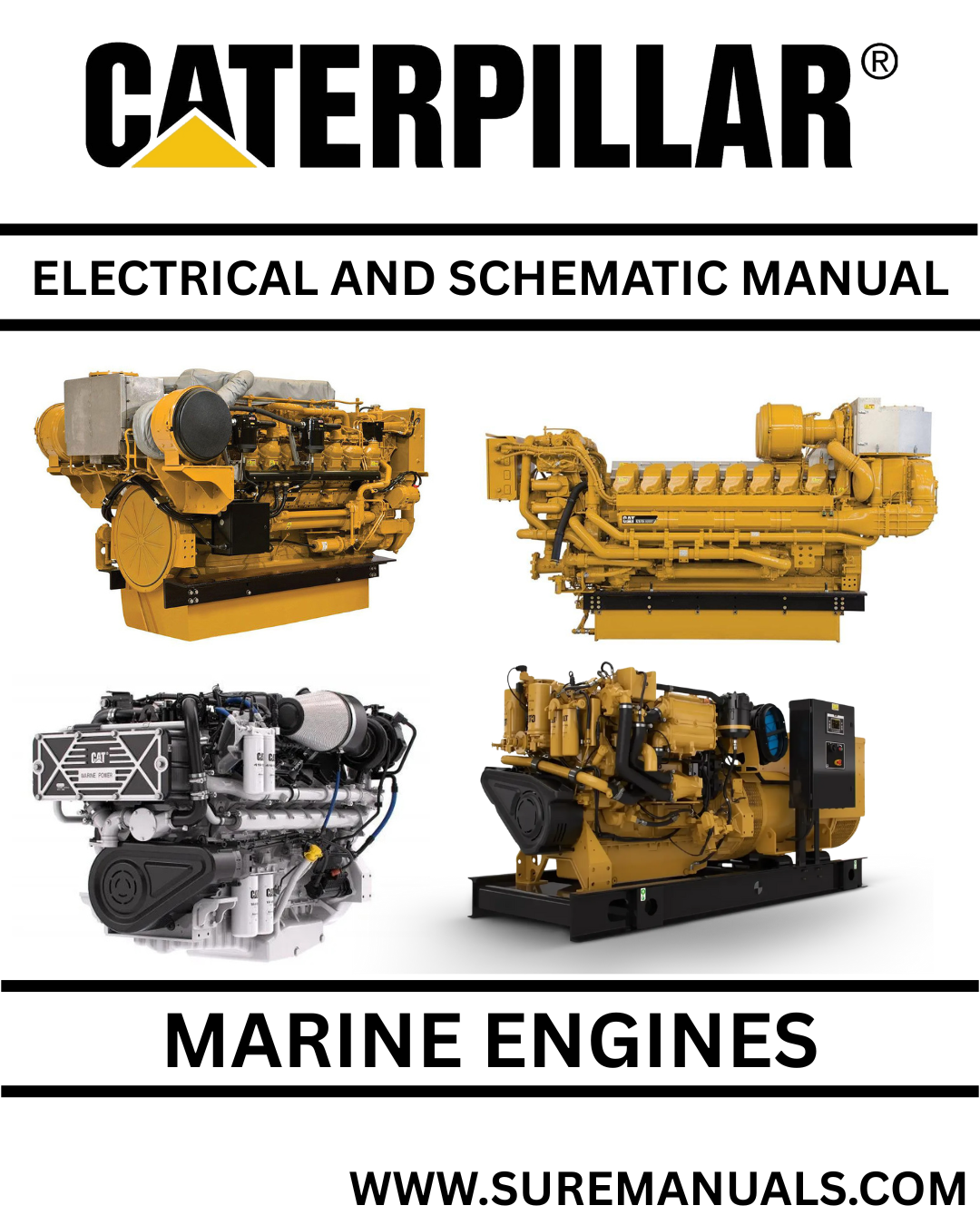 CATERPILLAR 3412E MARINE ENGINE ELECTRICAL & SCHEMATIC MANUAL 9PW 1 CATERPILLAR MARINE ENGINE ELECTRICAL & SCHEMATIC MANUAL