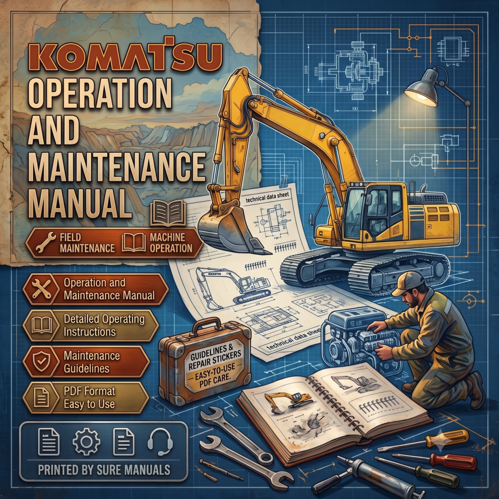 KOMATSU OPERATION & MAINTENANCE MANUAL