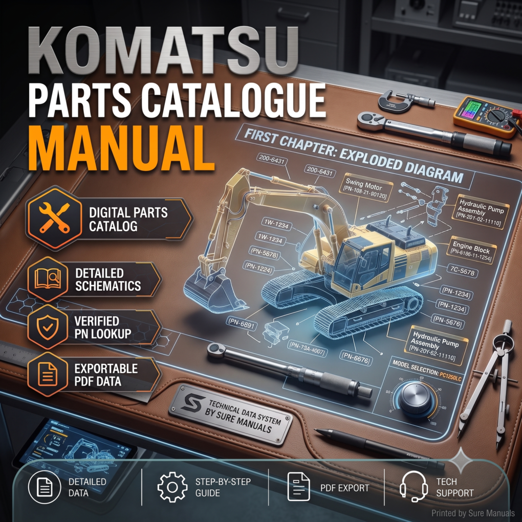 KOMATSU PARTS CATALOGUE MANUAL
