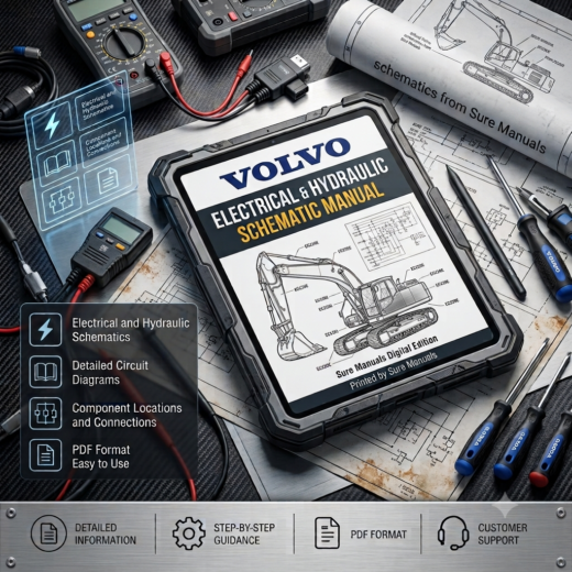 VOLVO ELECTRICAL & HYDRAULIC SCHEMATIC MANUAL